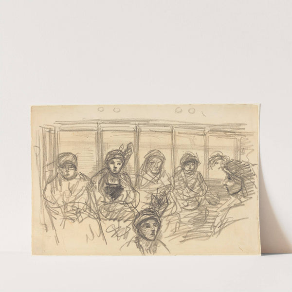 Riders on the Metro by Théophile Alexandre Steinlen