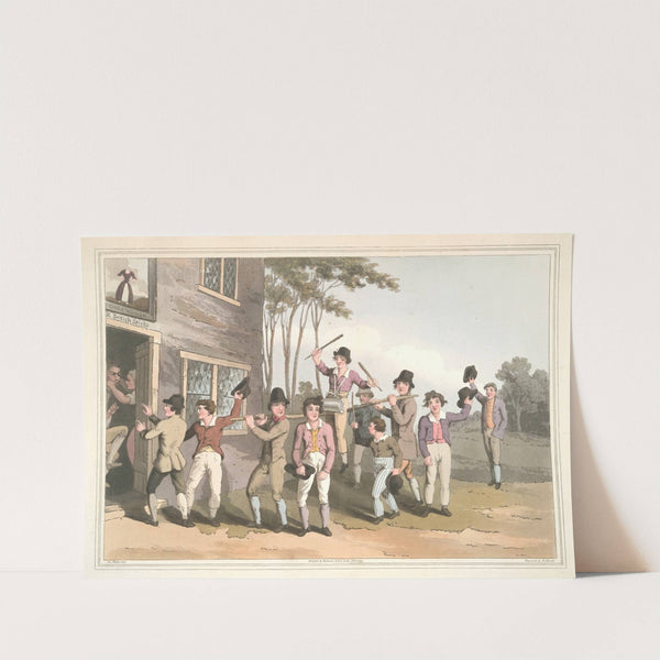 Riding the stang., Plate 26 by George Walker