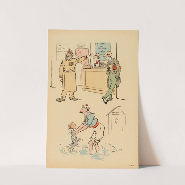 Rigadin dans Parsifal (1919) by Georges Goursat (Sem)