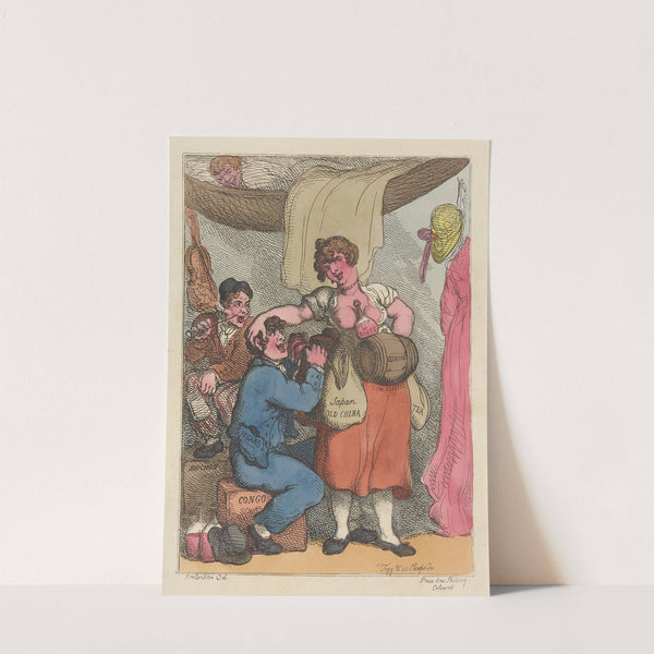 Rigging out a smuggler by Thomas Rowlandson