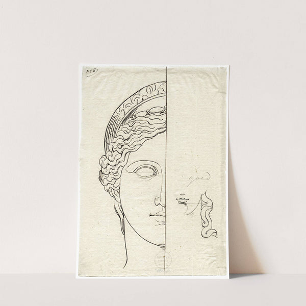 Right half of the head of the Hera Ludovisi by David Humbert de Superville