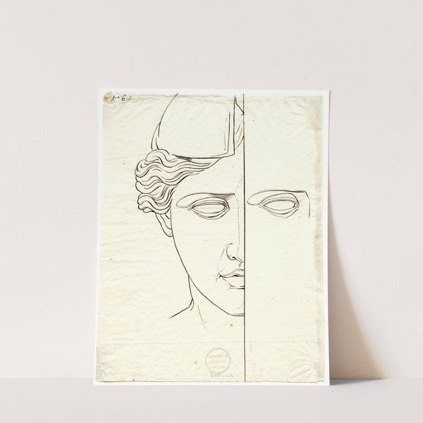 Right half of the head of the Pallas Velletri by David Humbert de Superville