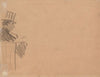 Right Profile of Man Wearing Tall Hat (late 1800s)