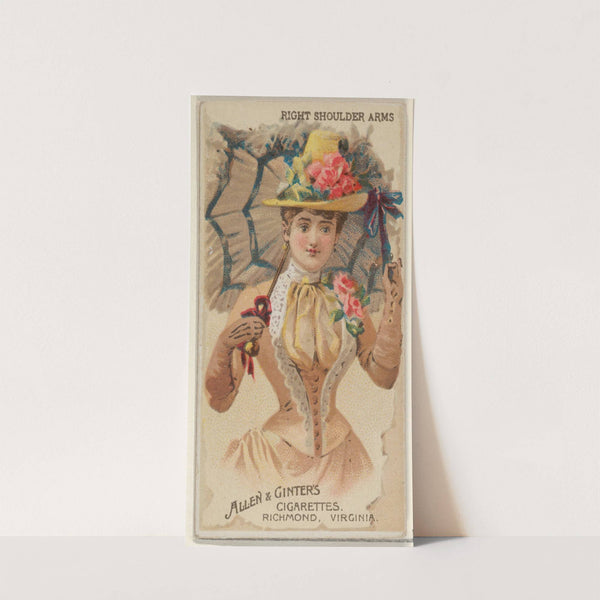 Right Shoulder Arms (1888) by Allen & Ginter