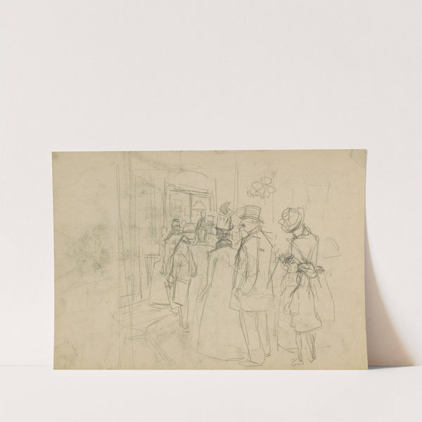 Rij van figuren (1887) by Marius Bauer