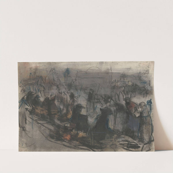 Rij zittenden by Isaac Israëls