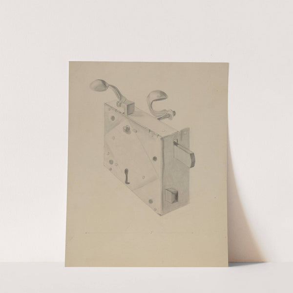 Rim Lock for Door by Donald Streeter