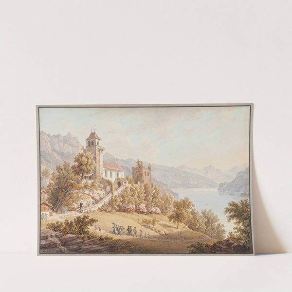 Rimenberg on the Lake Brientz Switzerland (1915-1945) by Gabriel Lory the older