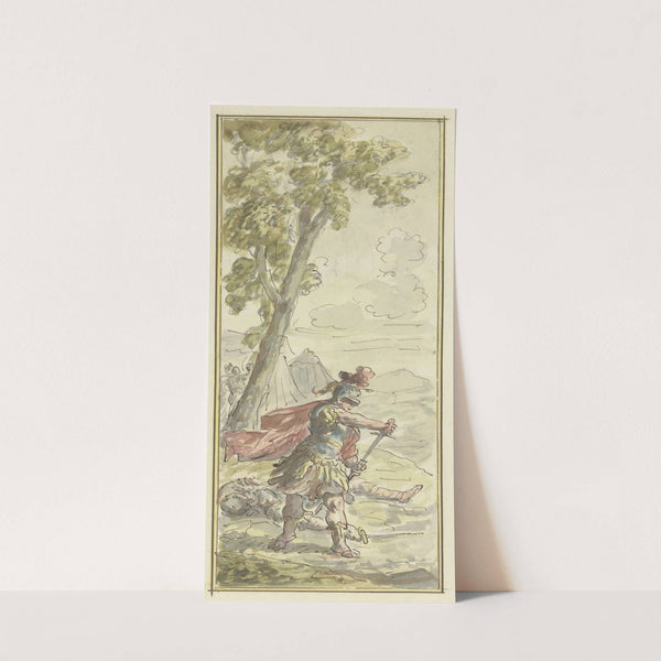 Rinaldo na het doden van de Ridder Gernard by Elias van Nijmegen