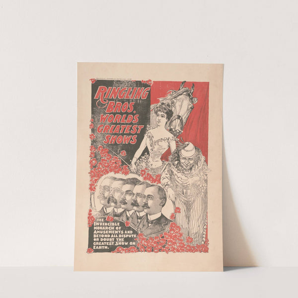 Ringling Bros’ worlds greatest shows (1899) by Courier Litho. Co.