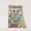 Ringling Bros, world’s greatest shows Raschetta brothers, marvelous somersaulting vaulters (1900) by Courier Litho. Co.