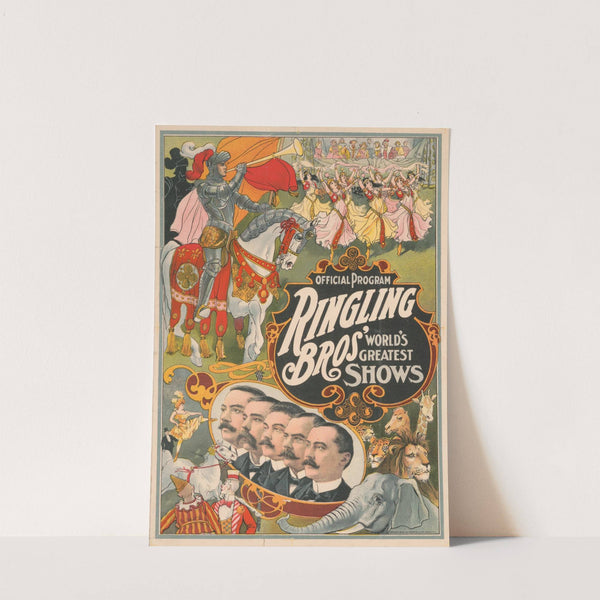 Ringling Brothers world’s greatest shows (1905) by Courier Litho. Co.