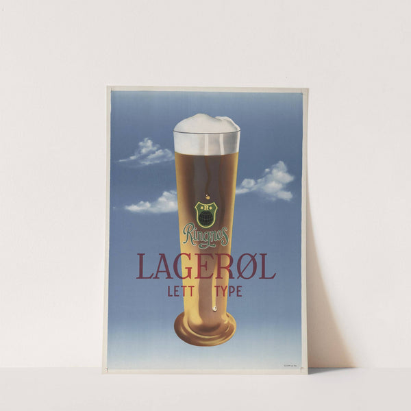 Ringnes lagerøl lett type (1930) by Copia, lito