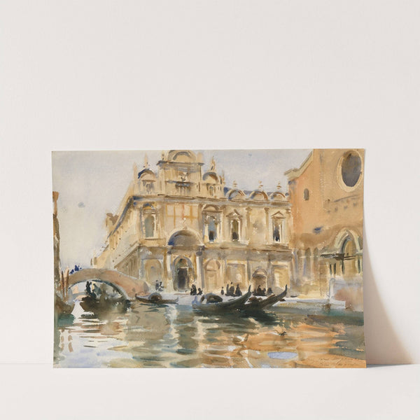 Rio dei Mendicanti, Venice (1909) by John Singer Sargent