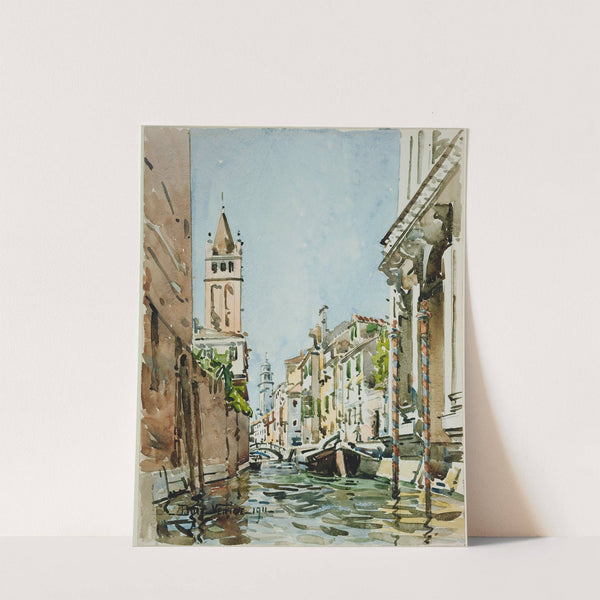 Rio di San Barnaba, Venice by Edward Darley Boit