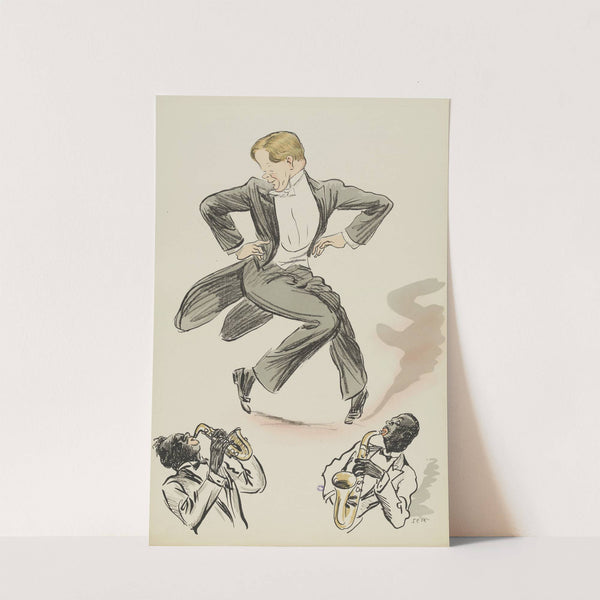 Rip danse le charleston (1927) by Georges Goursat (Sem)