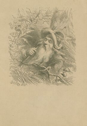 Rip Van Winkle asleep (1864)