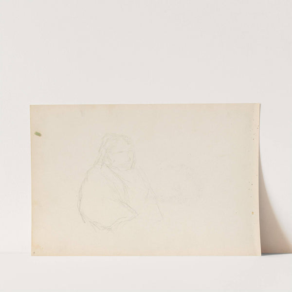 Riss av kvinne by Signe Scheel