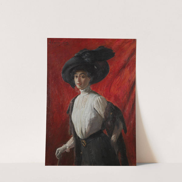 Ritratto di Adelina Campriani, figlia dell’artista by Alceste Campriani