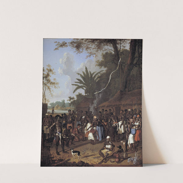 Ritual Slave Party on a Sugar Plantation in Surinam by Dirk Valkenburg