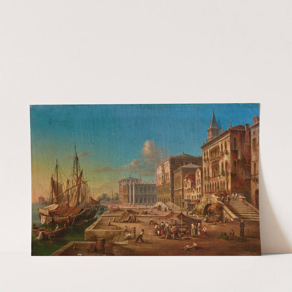 Riva degli Schiavoni, Venice by Venetian School