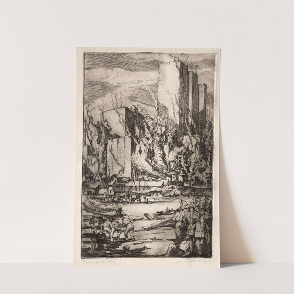 River and City by Elbridge Gerry Peirce