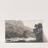 River and Mountain, with Ruins (between 1750 and 1759) by Alexander Cozens