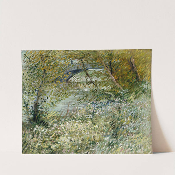 River Bank in Springtime (1887) by Vincent van Gogh