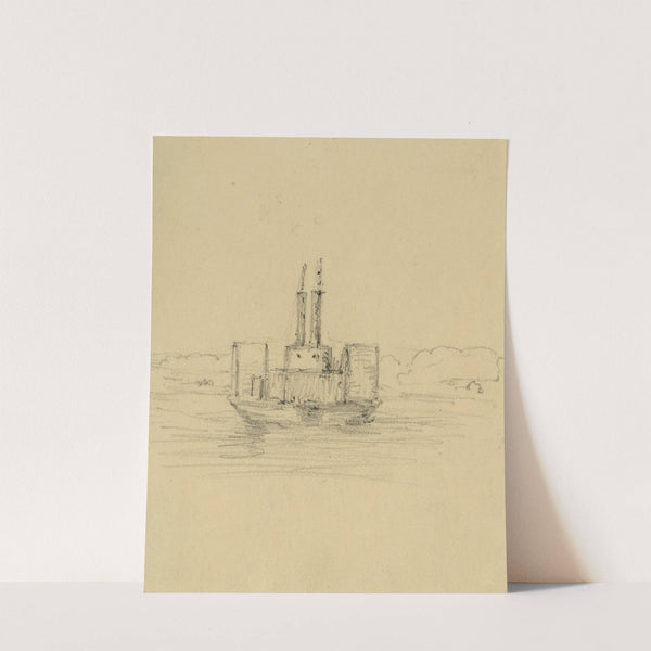 River boat on the Potomac by George Wallis