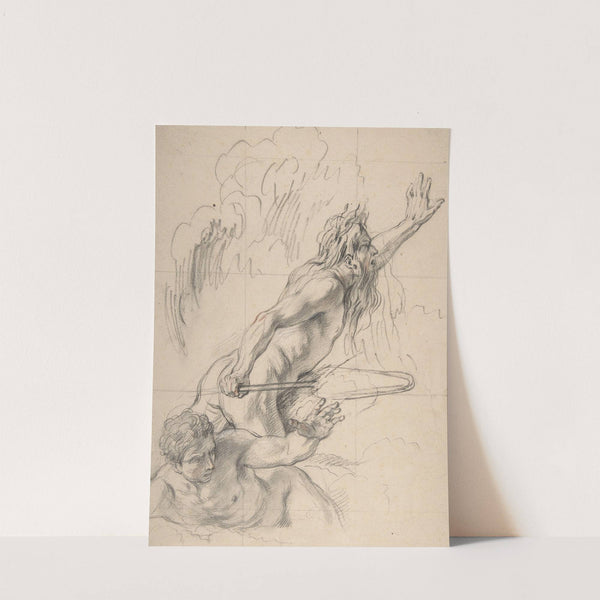 River God and Another Male Figure (18th century) by Charles-Antoine Coypel