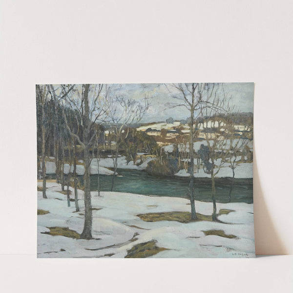 River in Snow by Walter Elmer Schofield