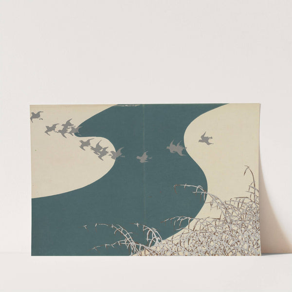 River in Winter (Fuyu no kawa) (1909-1910) by Kamisaka Sekka