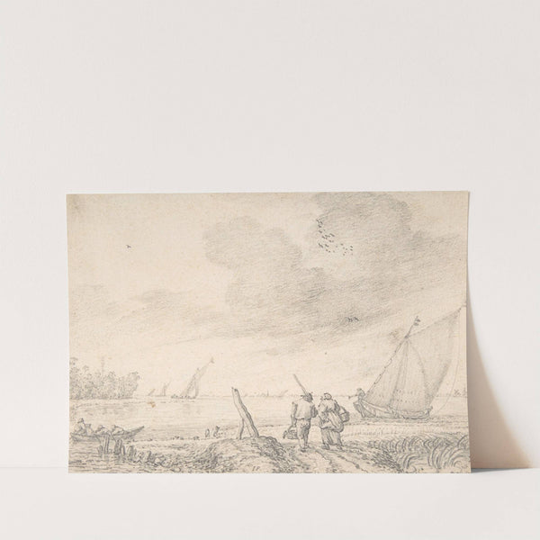 River Landscape by Jan Porcellis