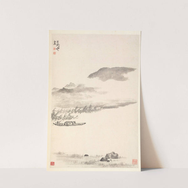 River Landscape by Min Zhen