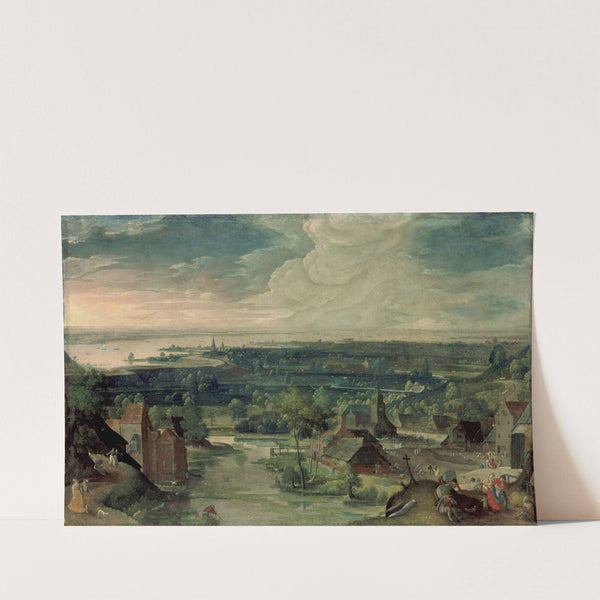 River Landscape by Hans Bol