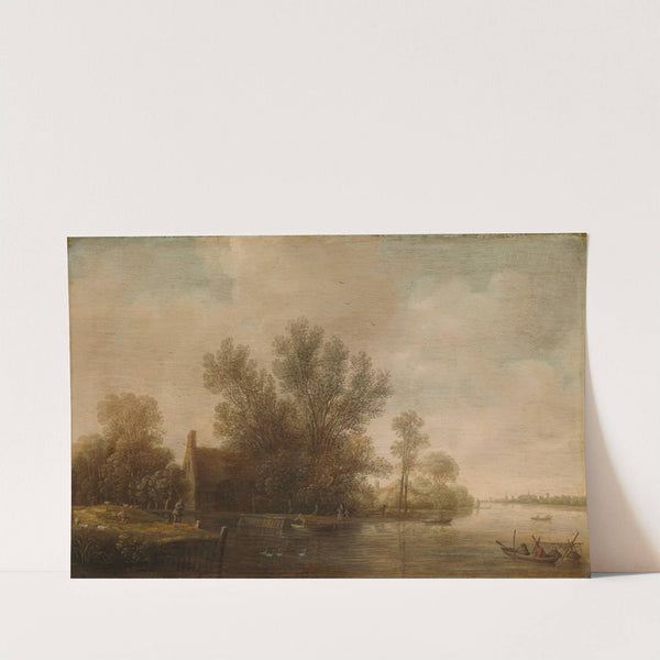 River Landscape by Pieter Jansz. van Asch