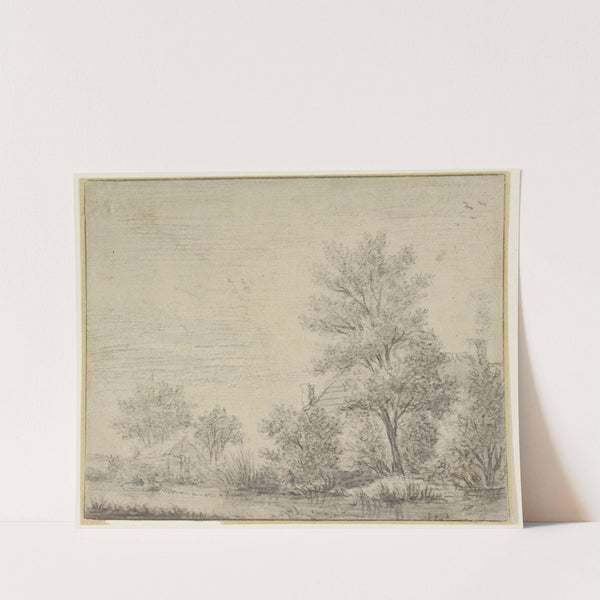 River landscape by Antonie Waterloo