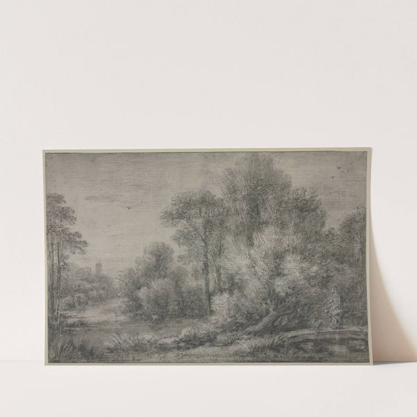 River landscape (ca 1735-1740) by François Boucher