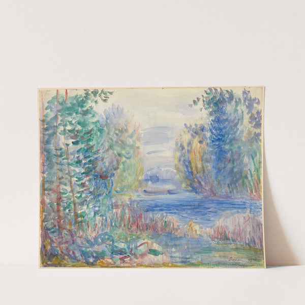 River Landscape by Pierre-Auguste Renoir