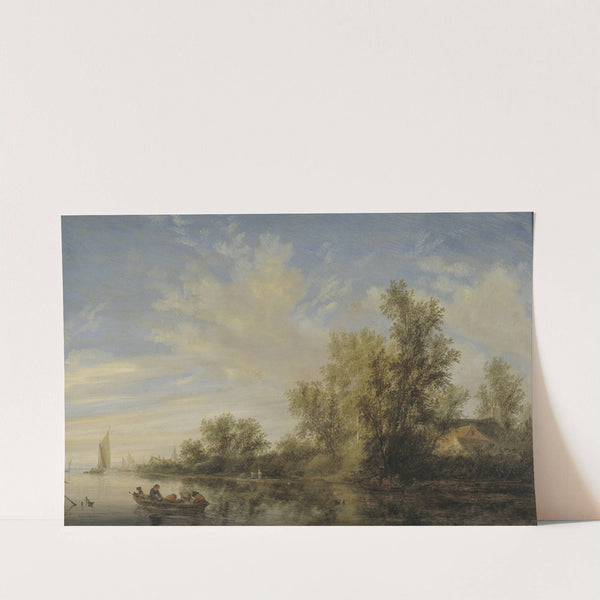 River Landscape by Jacob Salomonsz. van Ruysdael