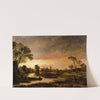 River Landscape (c. 1650) by Aert van der Neer