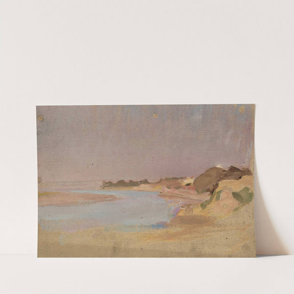 River landscape. From the journey to India by Jan Ciągliński