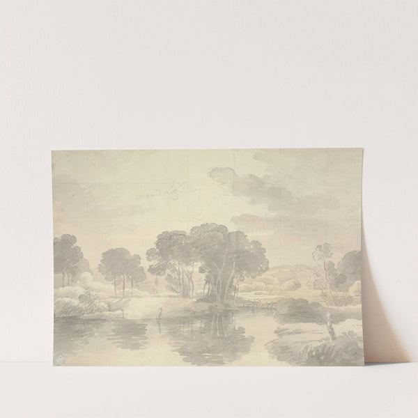 River Landscape - On the Thames by George Bulteel Fisher