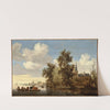 River Landscape with a Ferry by Salomon van Ruysdael