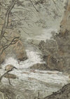 River Landscape with a Waterfall (recto) (1704-1714)