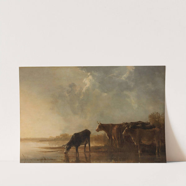 River Landscape with Cows (1640 - 1650) by Aelbert Cuyp