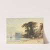 River Landscape with Figures by John Varley