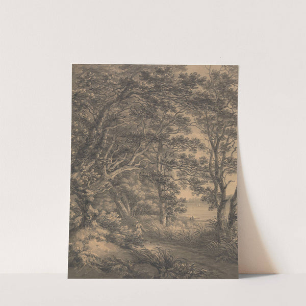 River Landscape with Figures by Thomas Hearne