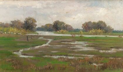 River Landscape with Marshes