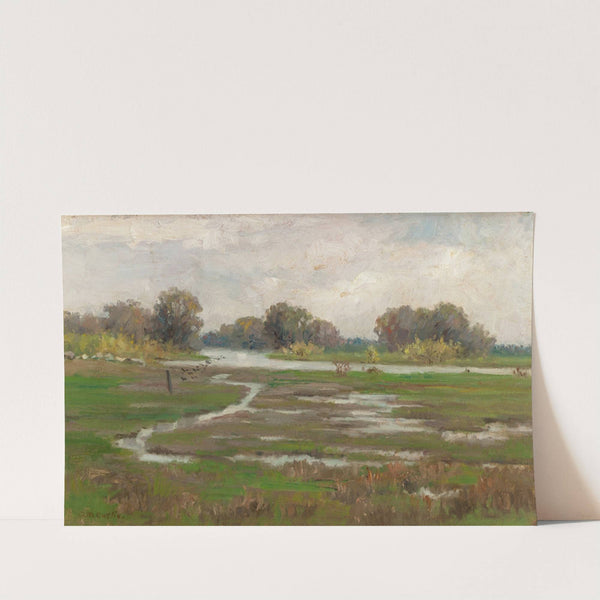 River Landscape with Marshes by Alice Marion Curtis